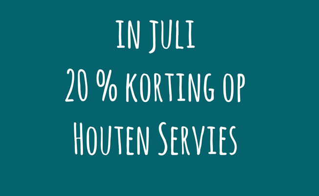 Actie juli 2026 website