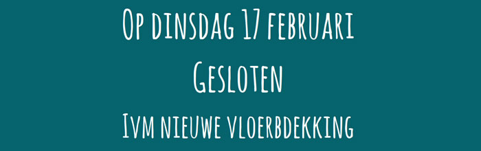 Gesloten 17 feb